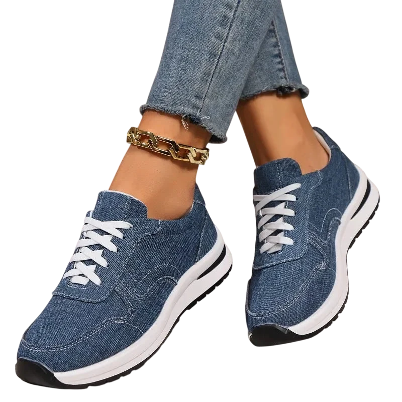 Baskets décontractées femme - Bleu / 36