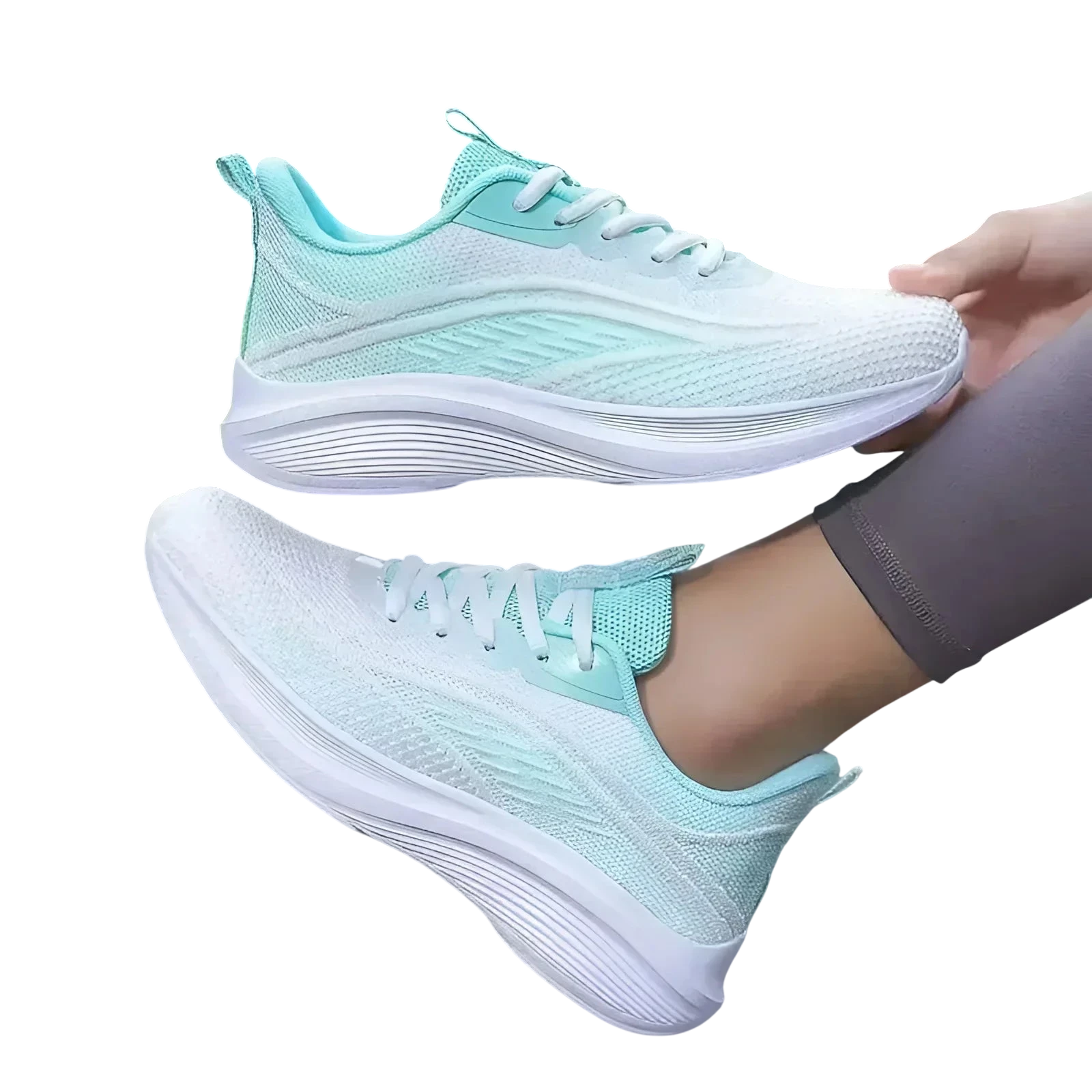 Baskets Légères Maille Respirante Semelle Amortissante Pour Course et Marche