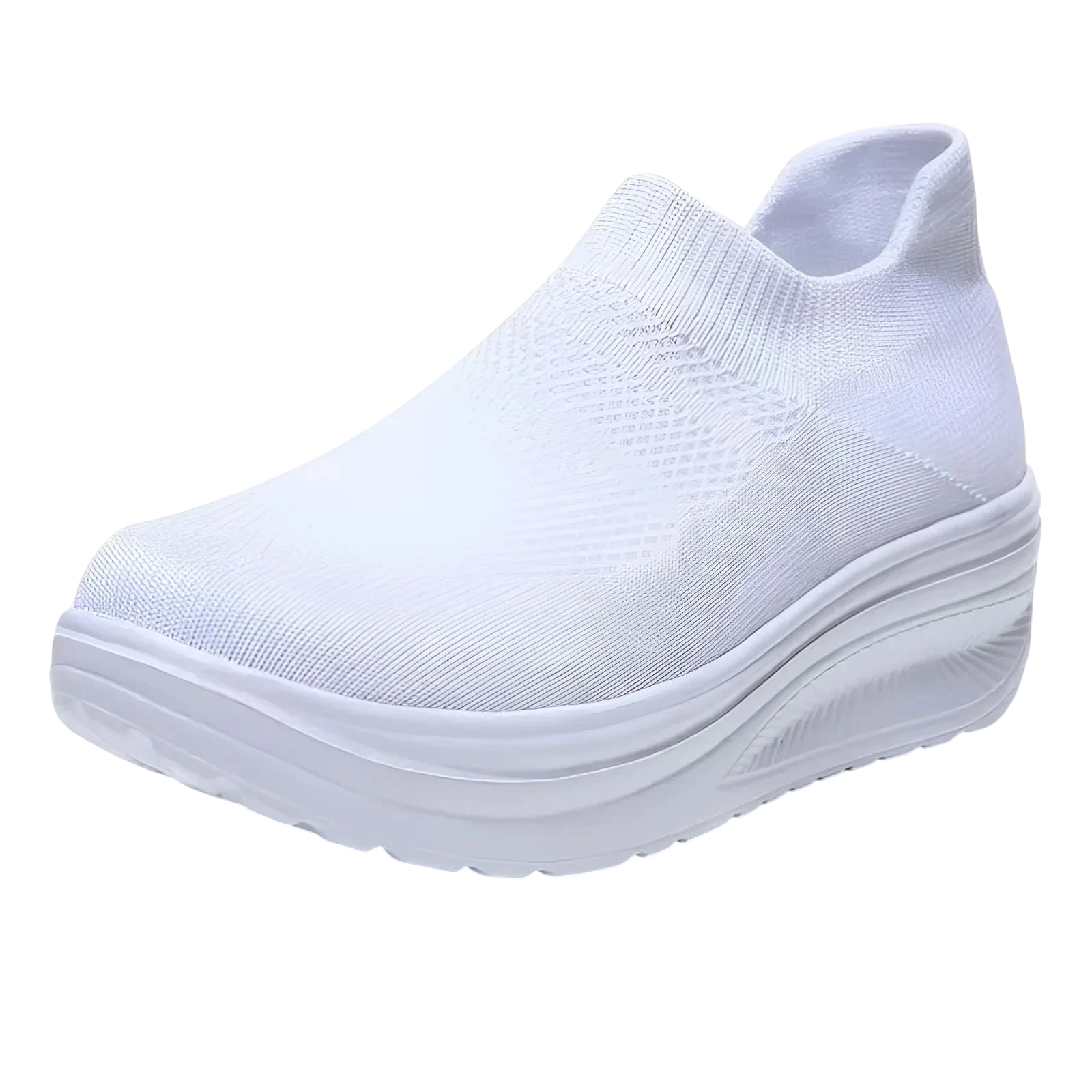 Baskets Slip-on Élégantes et Confortables pour Femme - blanc / 35