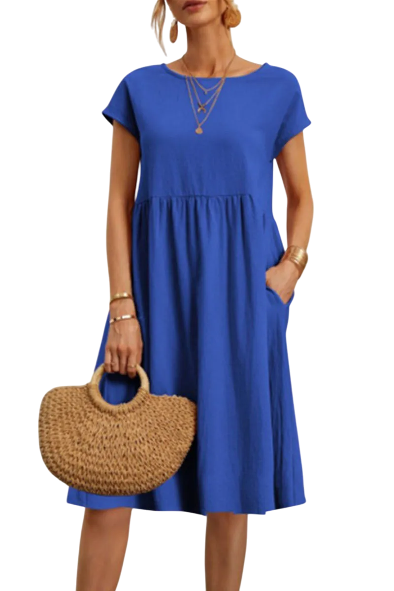 Alma - Robe Fluide Robe - Bleu / S