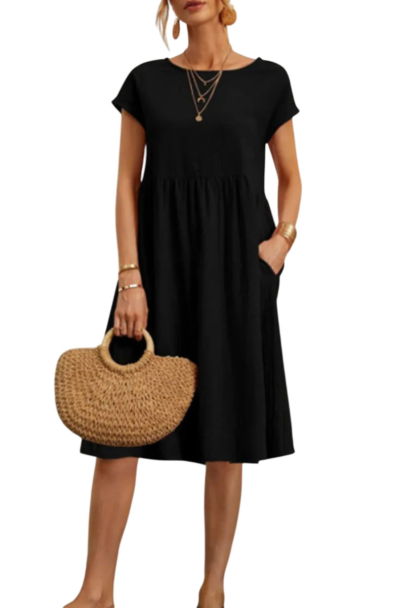Alma - Robe Fluide Robe - Noir / S