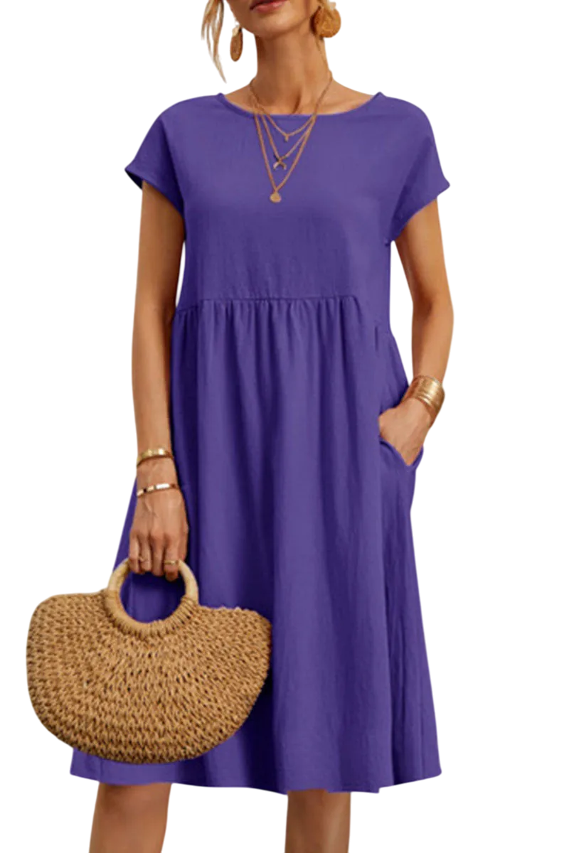 Alma - Robe Fluide Robe - Violet / S