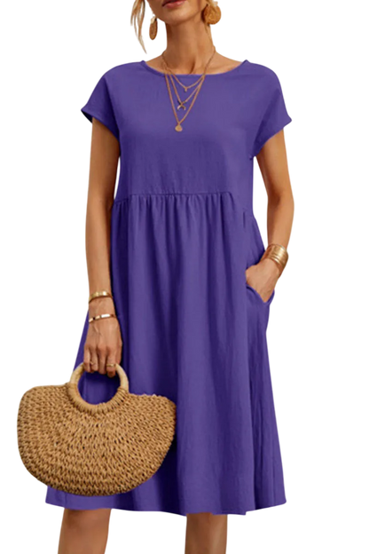Alma - Robe Fluide Robe - Violet / S