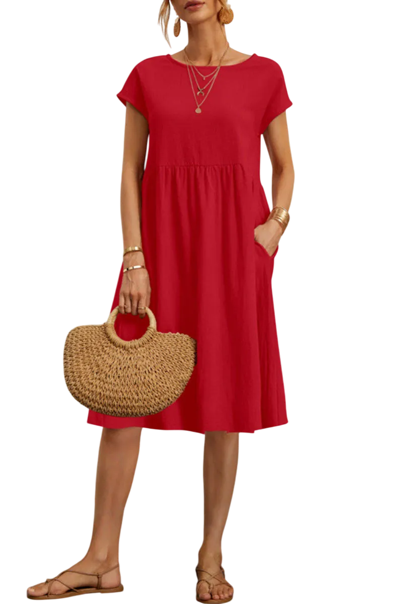 Alma - Robe Fluide Robe - Rouge / S