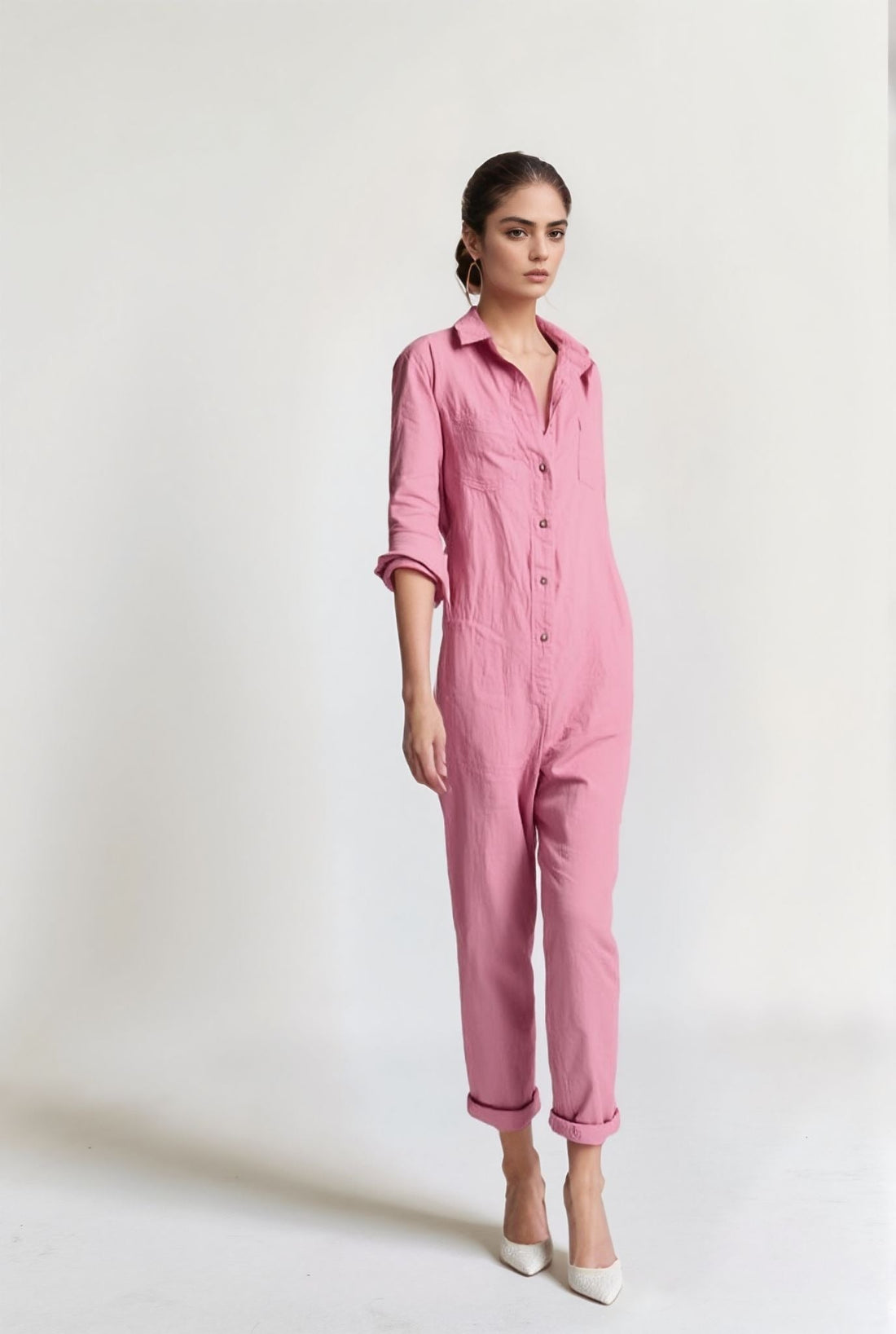 Astrid - Combinaison Utilitaire Intégrale - Rose / S