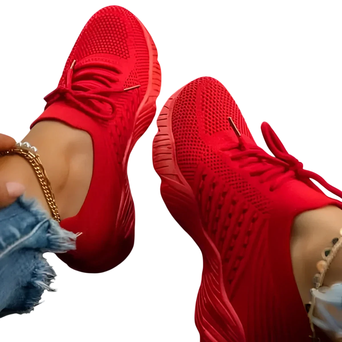 Baskets Décontractées Hommes Et Femmes - Chaussures Maille Respirantes Sport Randonnée Course Tennis