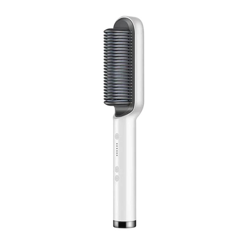 Brosse Coiffante Électrique Lissante - Blanc