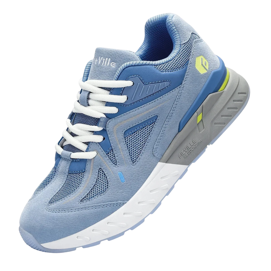 Chaussure de sport respirante pour course et quotidien - Semelle amortissante - Bleu / 35