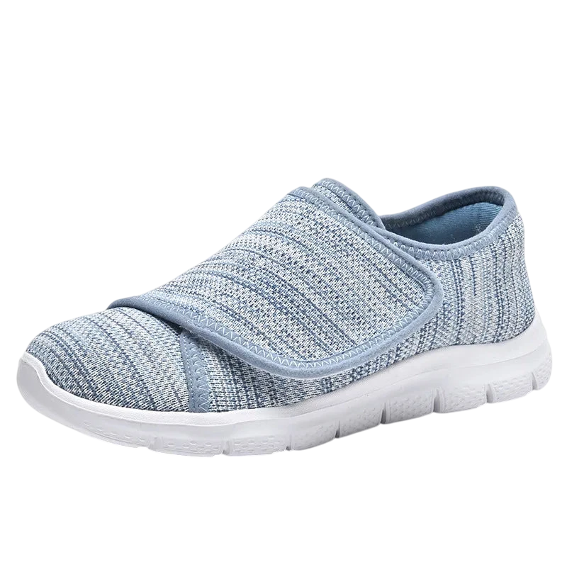 Chaussures légères pour adultes avec bande auto-agrippante - bleu / 35