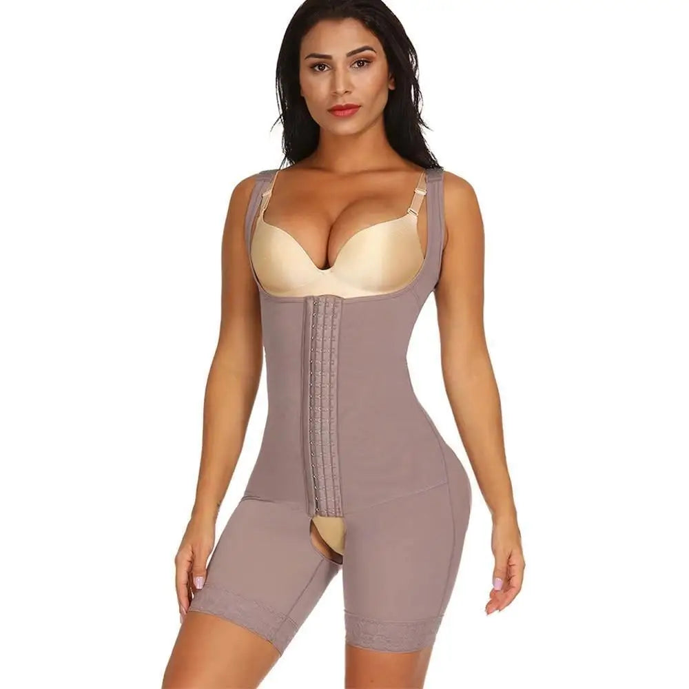 Combinaison Gainante Invisible Sculptante avec Double Compression et Bretelles Ajustables - Confort et Maintien Optimal