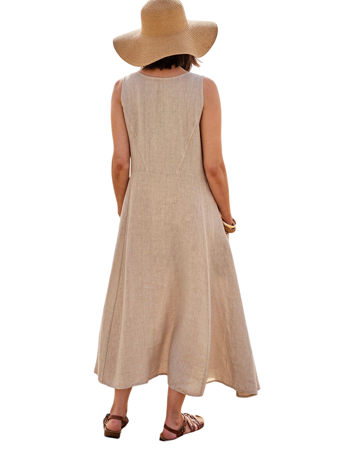Estivalia - Robe Longue Ample d’Été Avec Poches