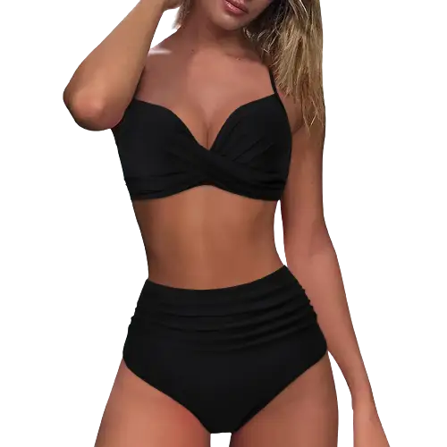 Maillot de bain ultra push-up pour petite poitrine - Design élégant et décolleté accentué