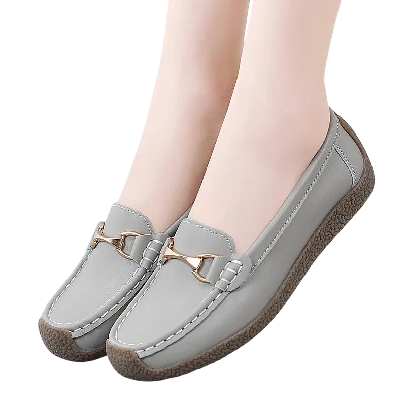 Mocassins femme cuir souple