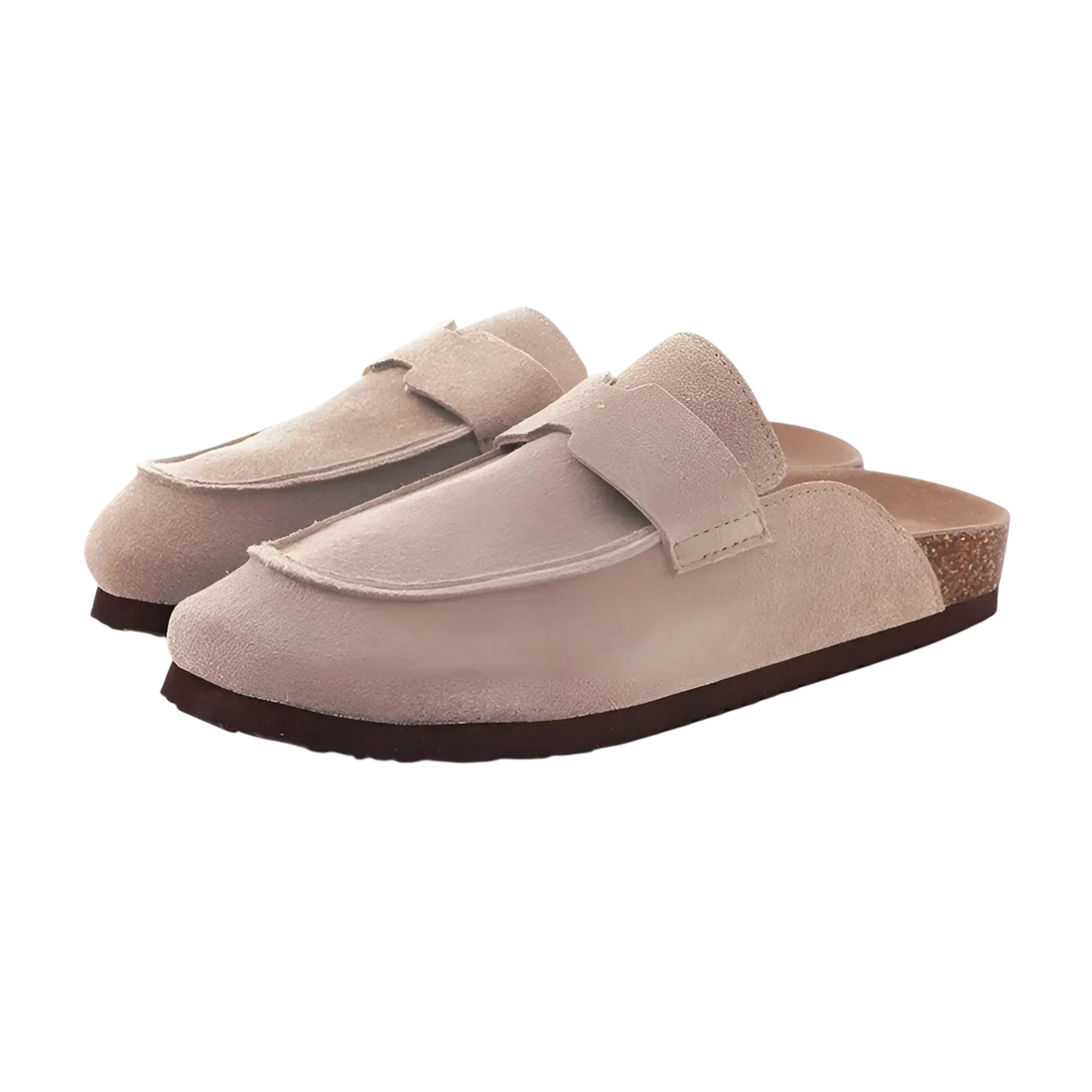 Mules femme confortables et élégantes pour l’été - Beige / 36