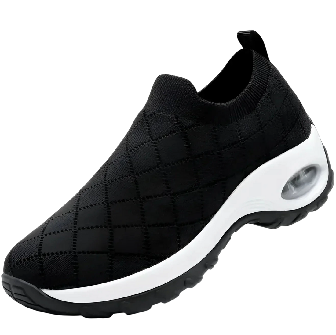 Sneaker Confort Sans Lacets | Confort et Praticité au Quotidien - Noir / 35