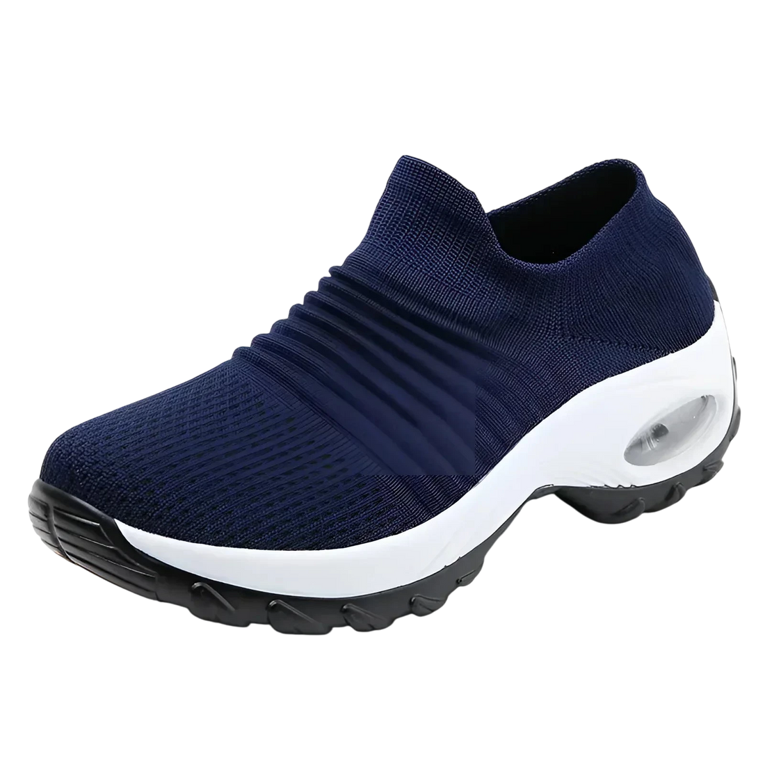 Sneaker sport légère sans lacets pour marche - Bleu / 35